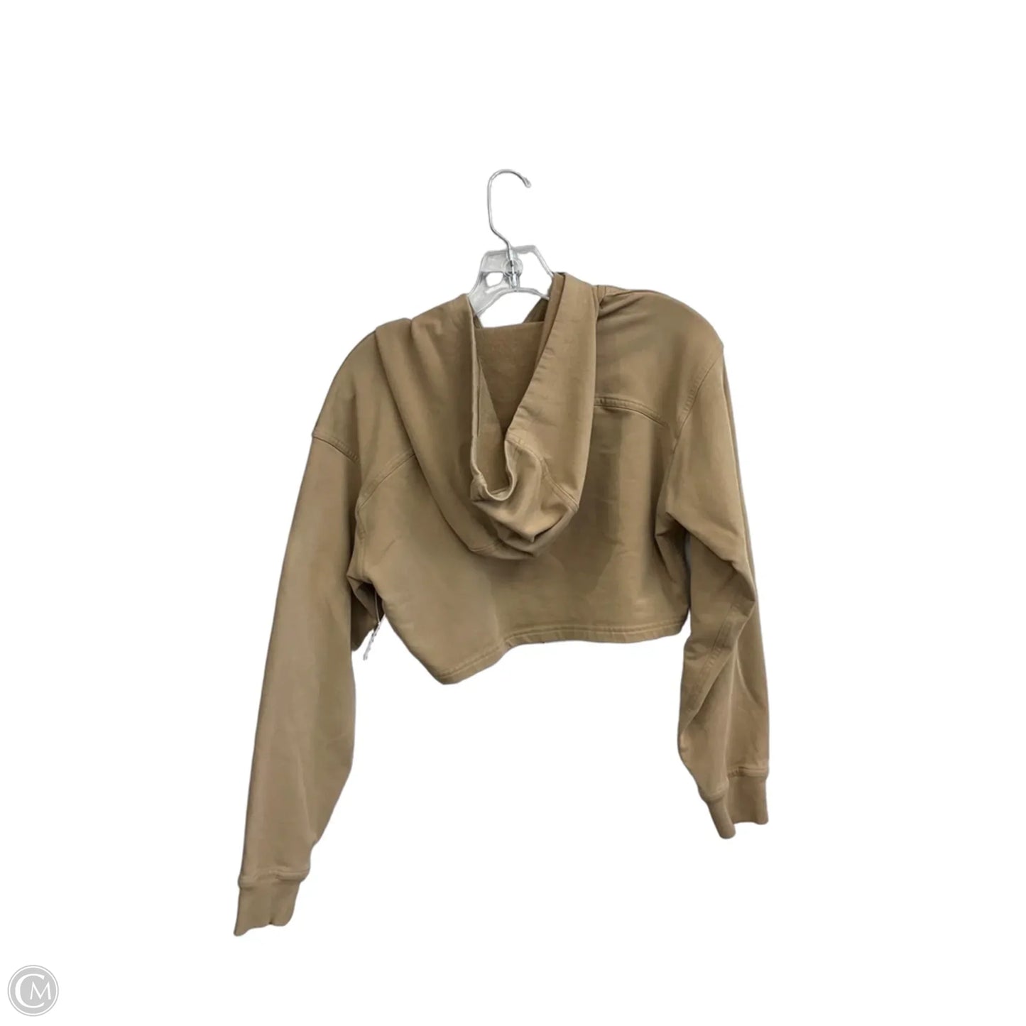 Athletic Sweatshirt Hoodie By Lululemon In Brown, Size: 6