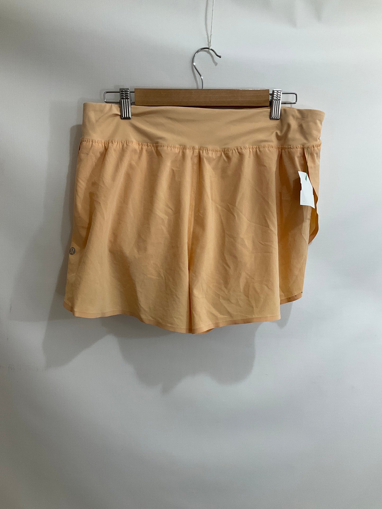 Athletic Shorts By Lululemon In Coral, Size: 10