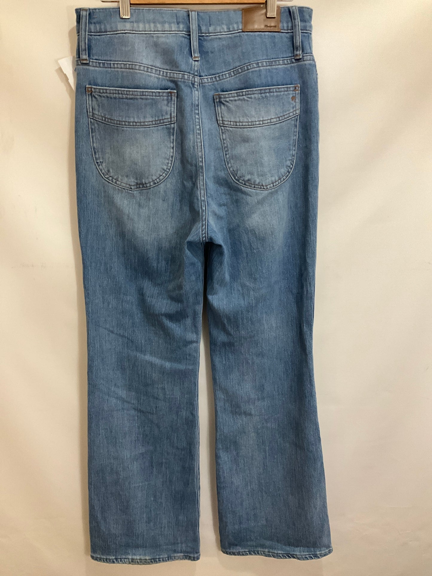 Jeans Straight By Madewell In Blue Denim, Size: 12