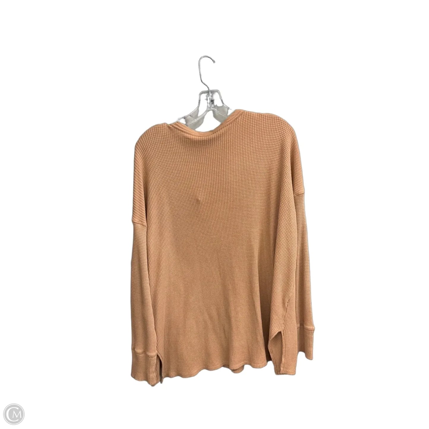 Top Long Sleeve By Offline By Aerie In Tan, Size: L
