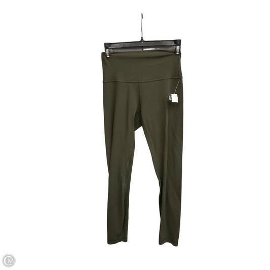 Athletic Leggings By Lululemon In Green, Size: 4