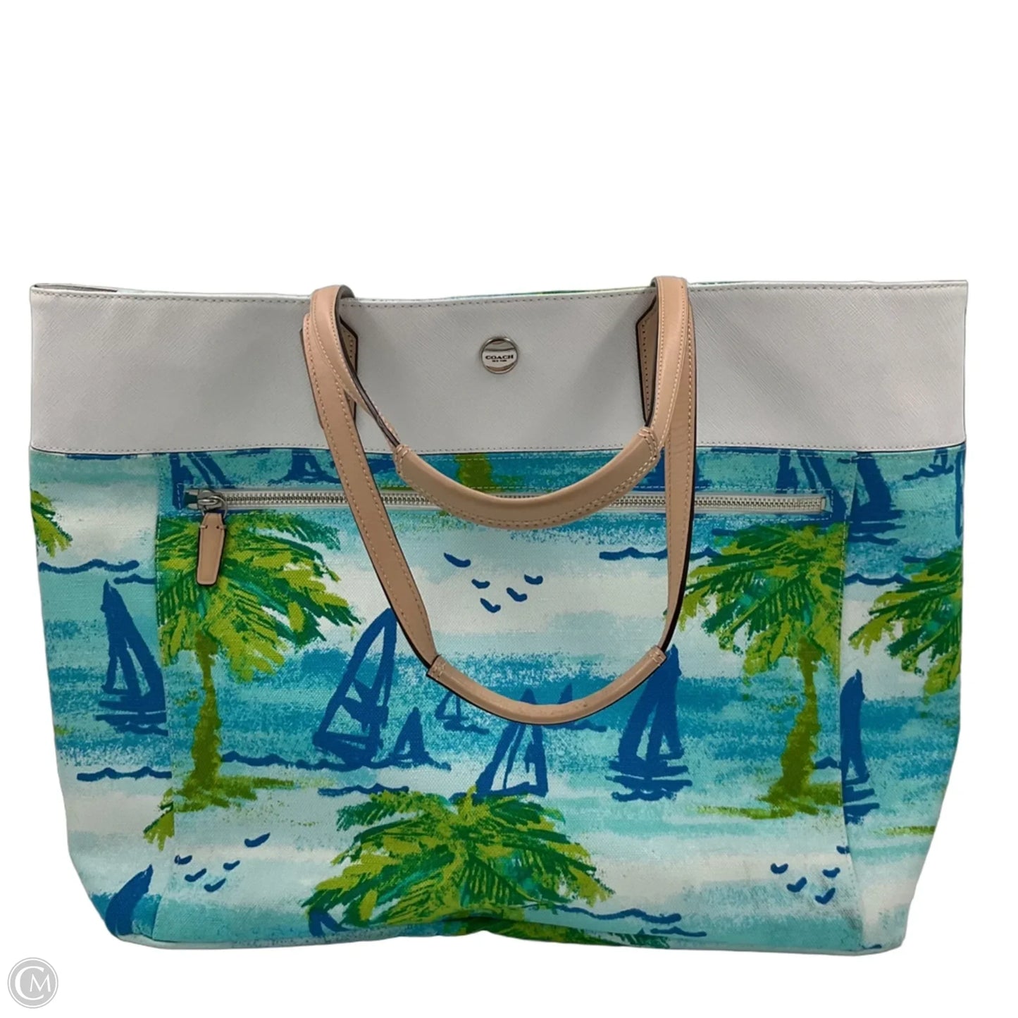 Handbag Designer By Coach, Size: Large