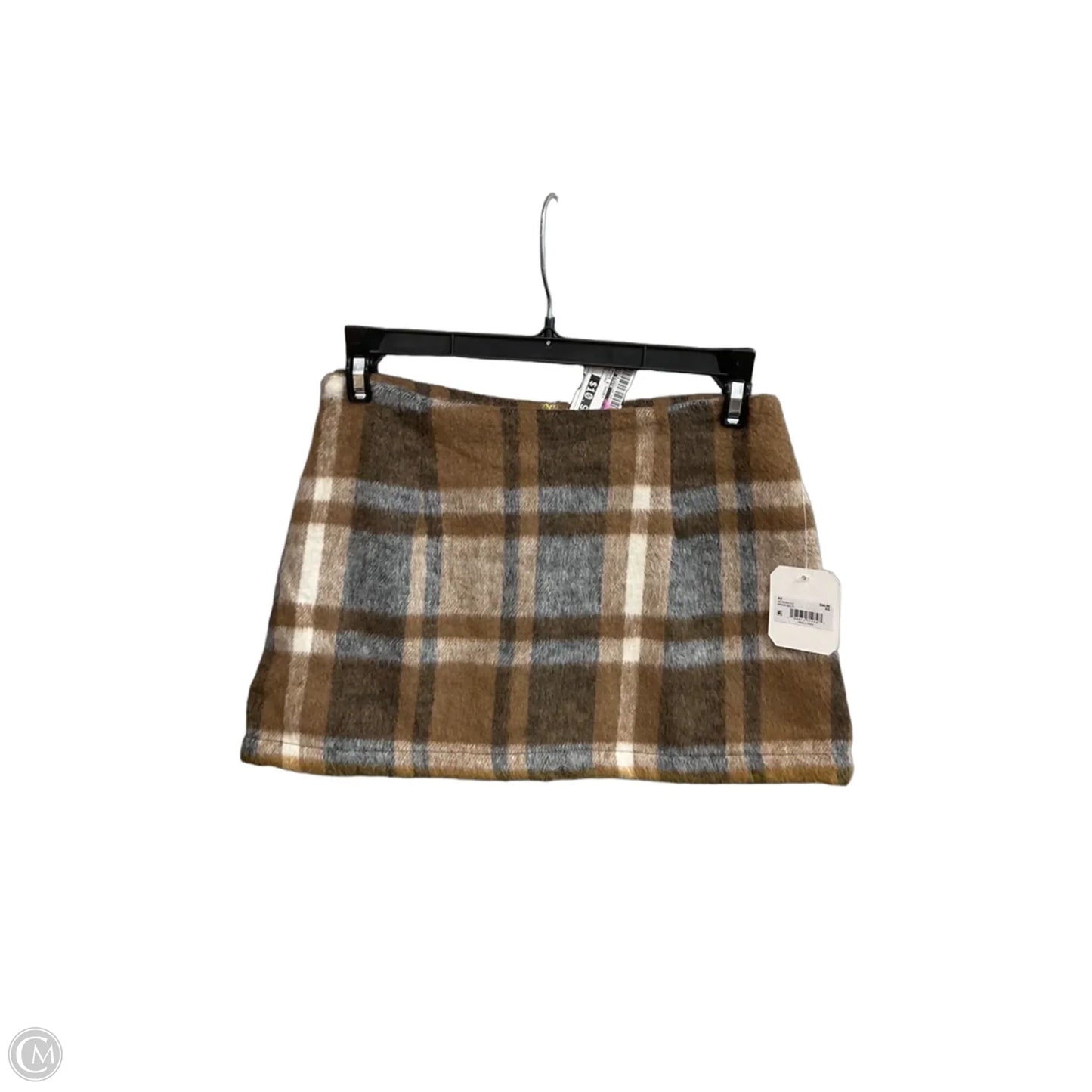 Skirt Mini & Short By Altard State In Plaid Pattern, Size: Xs