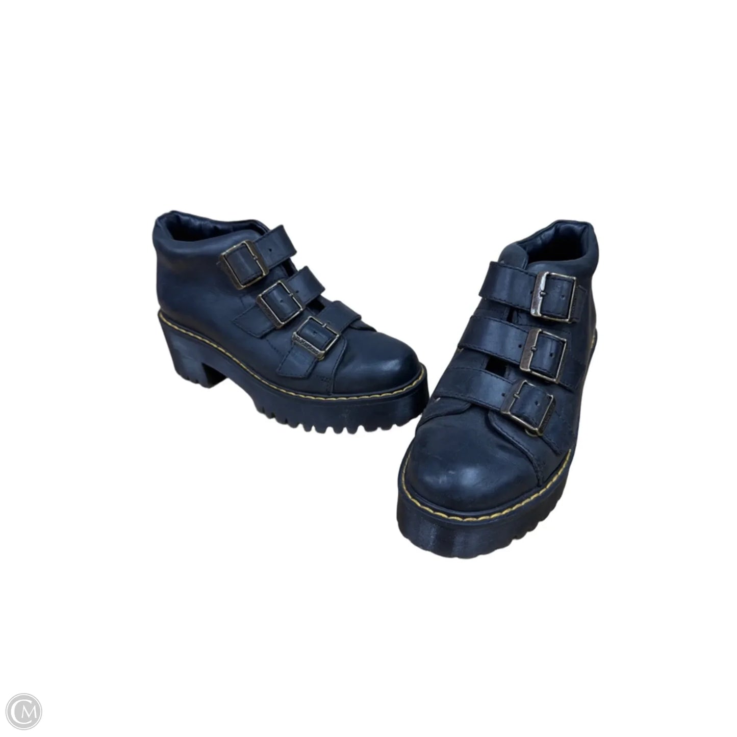 Shoes Heels Platform By Dr Martens In Black, Size: 6