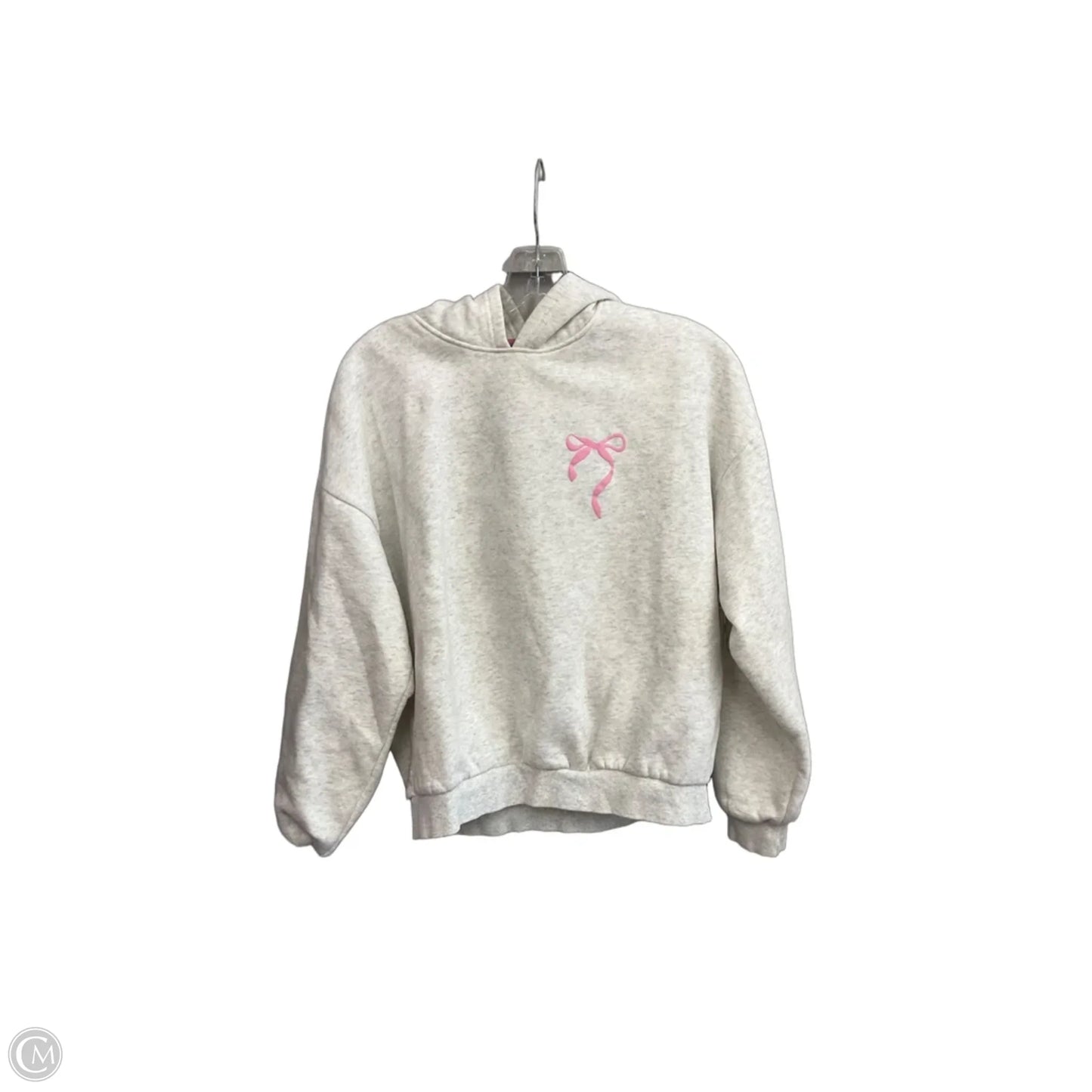 Sweatshirt Hoodie By Edikted In Grey, Size: M