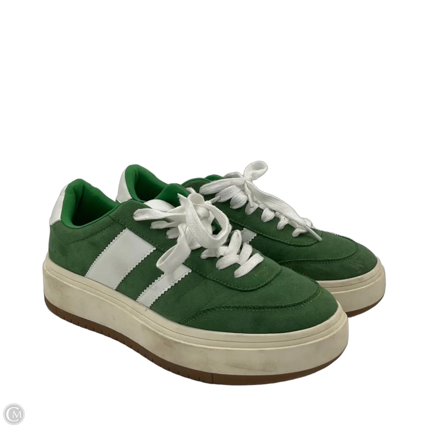 Shoes Sneakers By Clothes Mentor In Green, Size: 8.5