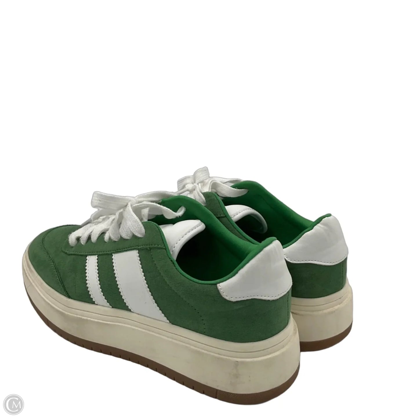 Shoes Sneakers By Clothes Mentor In Green, Size: 8.5