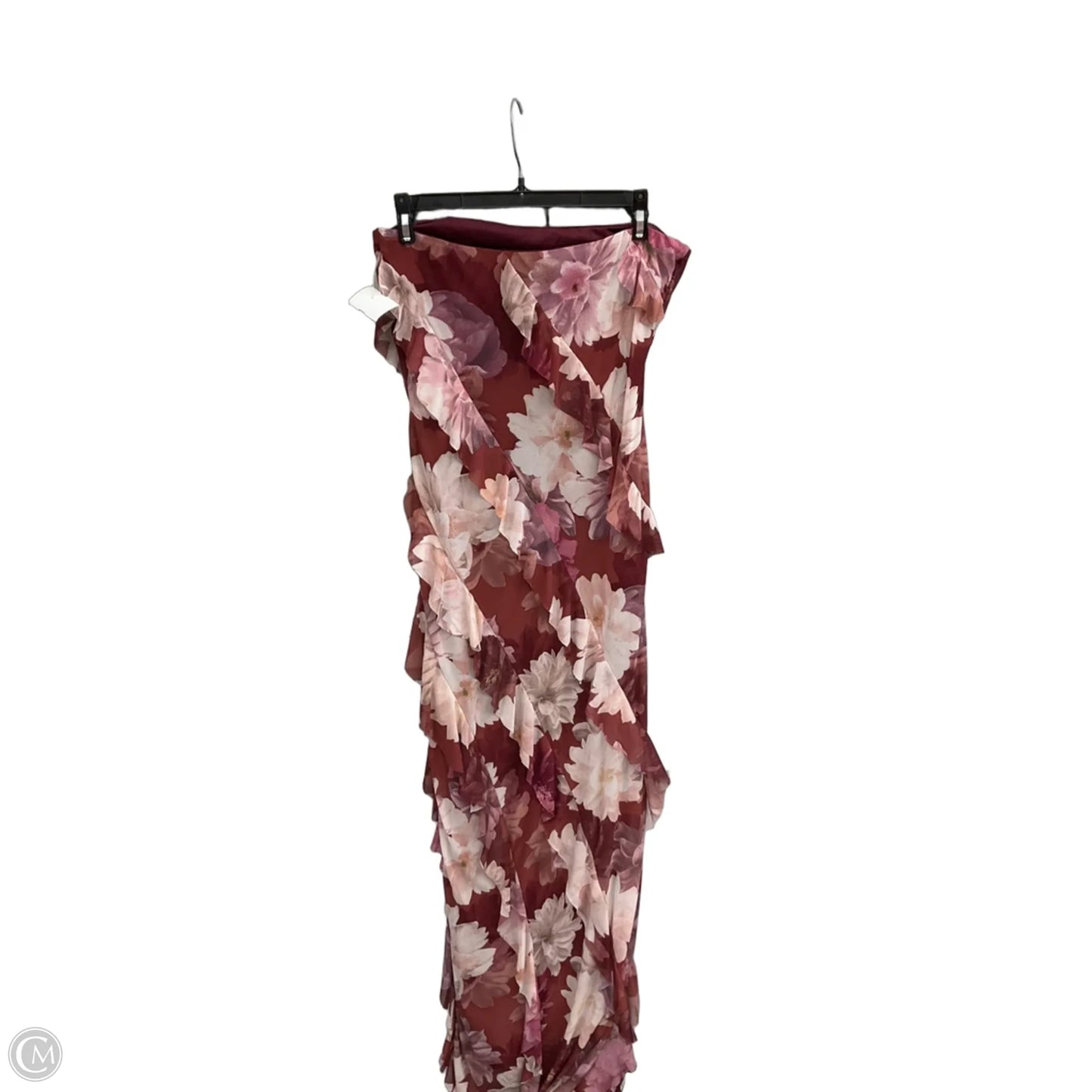 Dress Casual Maxi By Clothes Mentor In Floral Print, Size: L