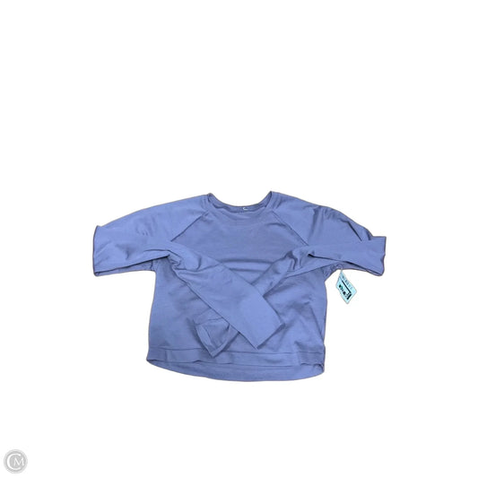 Athletic Top Long Sleeve Collar By Lululemon In Purple, Size: 6