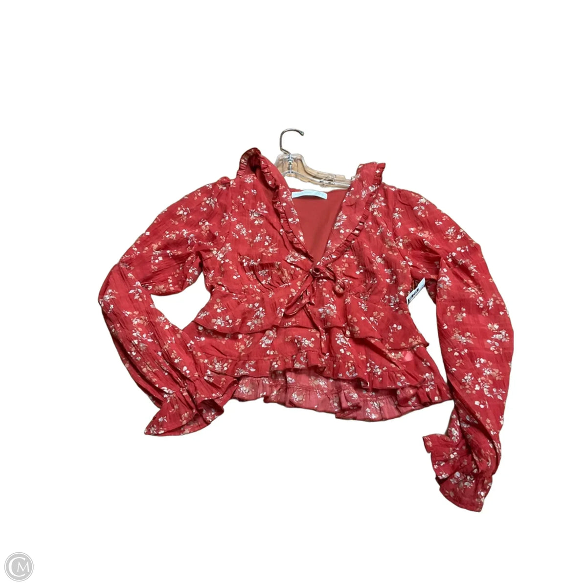 Top Long Sleeve By Altard State In Red, Size: S