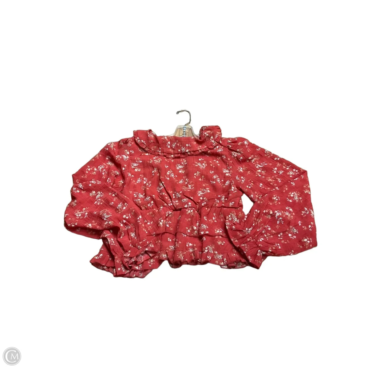 Top Long Sleeve By Altard State In Red, Size: S