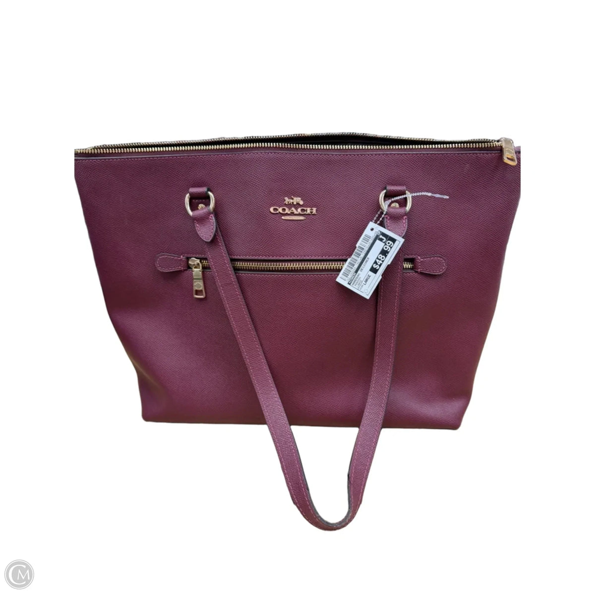 Handbag Designer By Coach, Size: Large