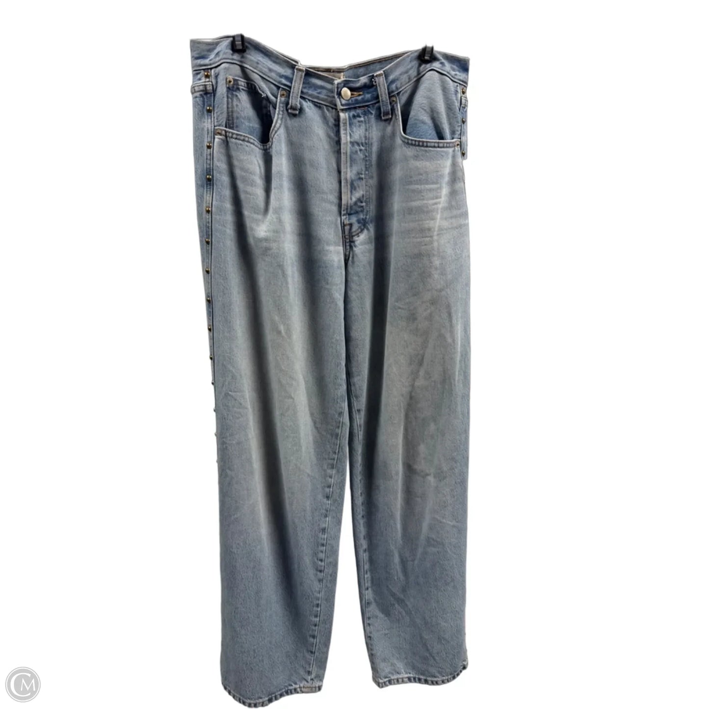Jeans Wide Leg By Universal Thread In Blue Denim, Size: 8