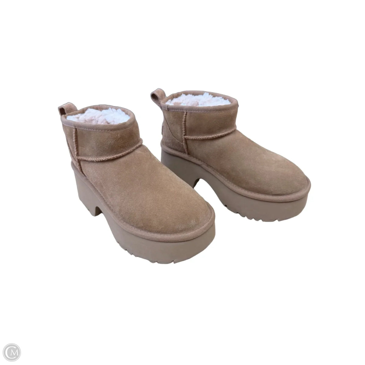 Boots Designer By Ugg In Brown, Size: 6