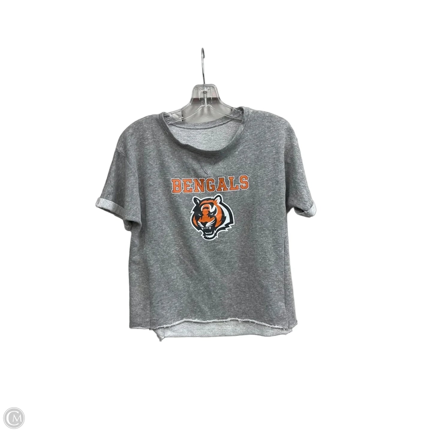 Top Short Sleeve By Clothes Mentor In Grey, Size: S