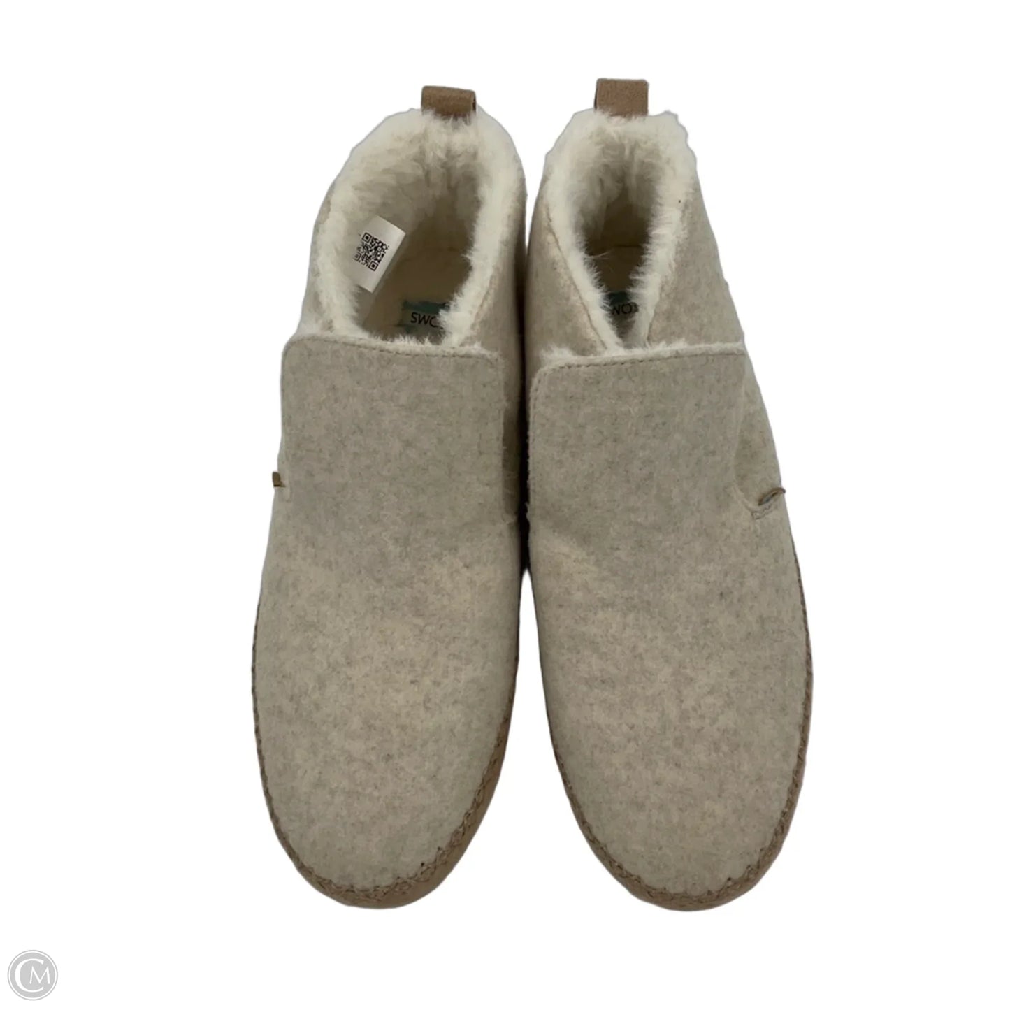 Slippers By Toms In Cream, Size: 9