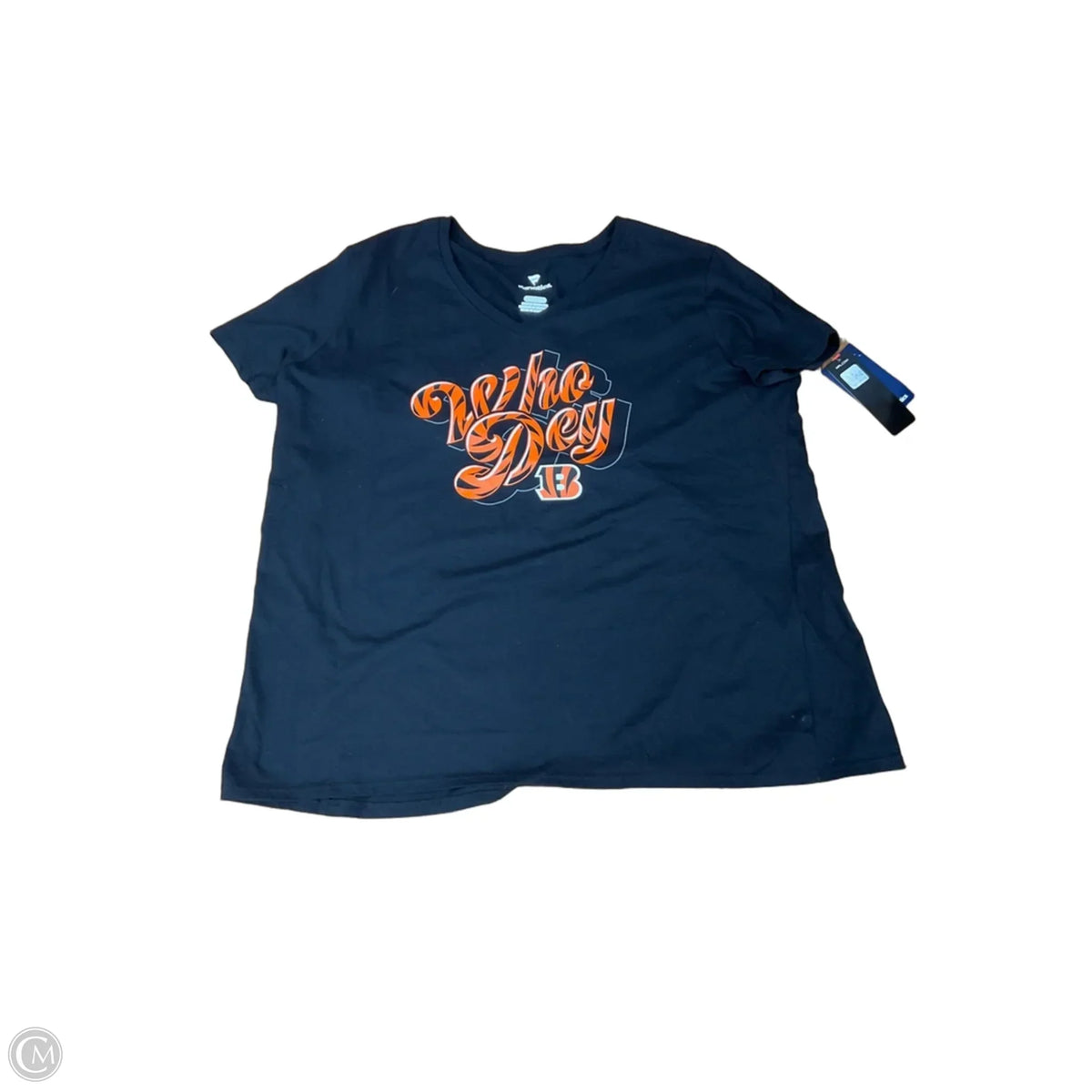 Top Short Sleeve Basic By Fanatics In Black, Size: 3x