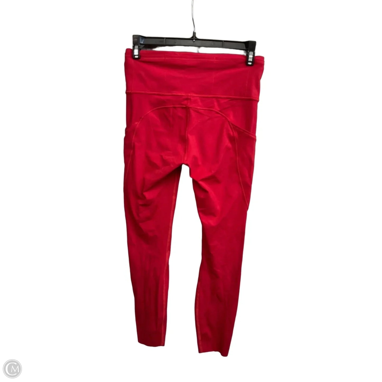 Athletic Leggings By Lululemon In Red, Size: 6