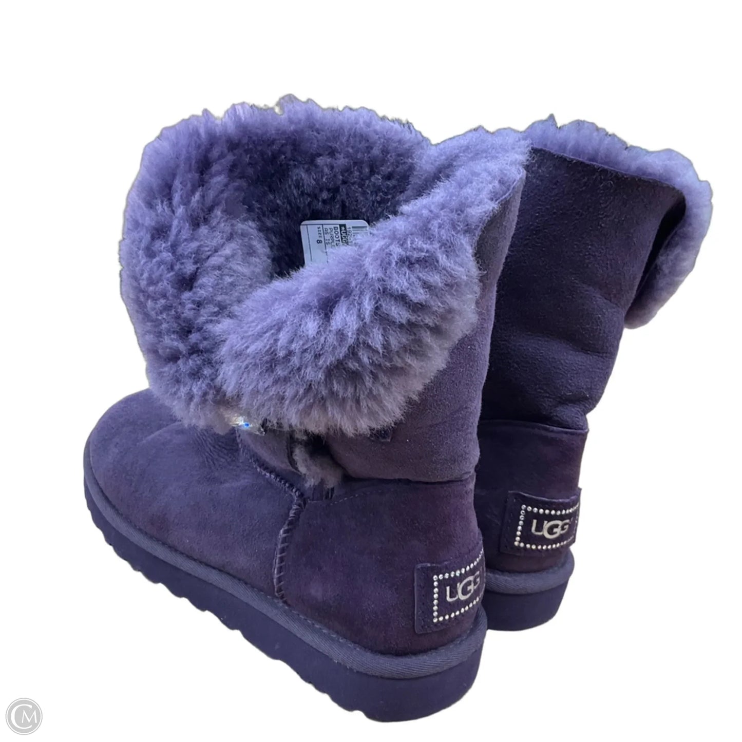 Boots Designer By Ugg In Purple, Size: 8