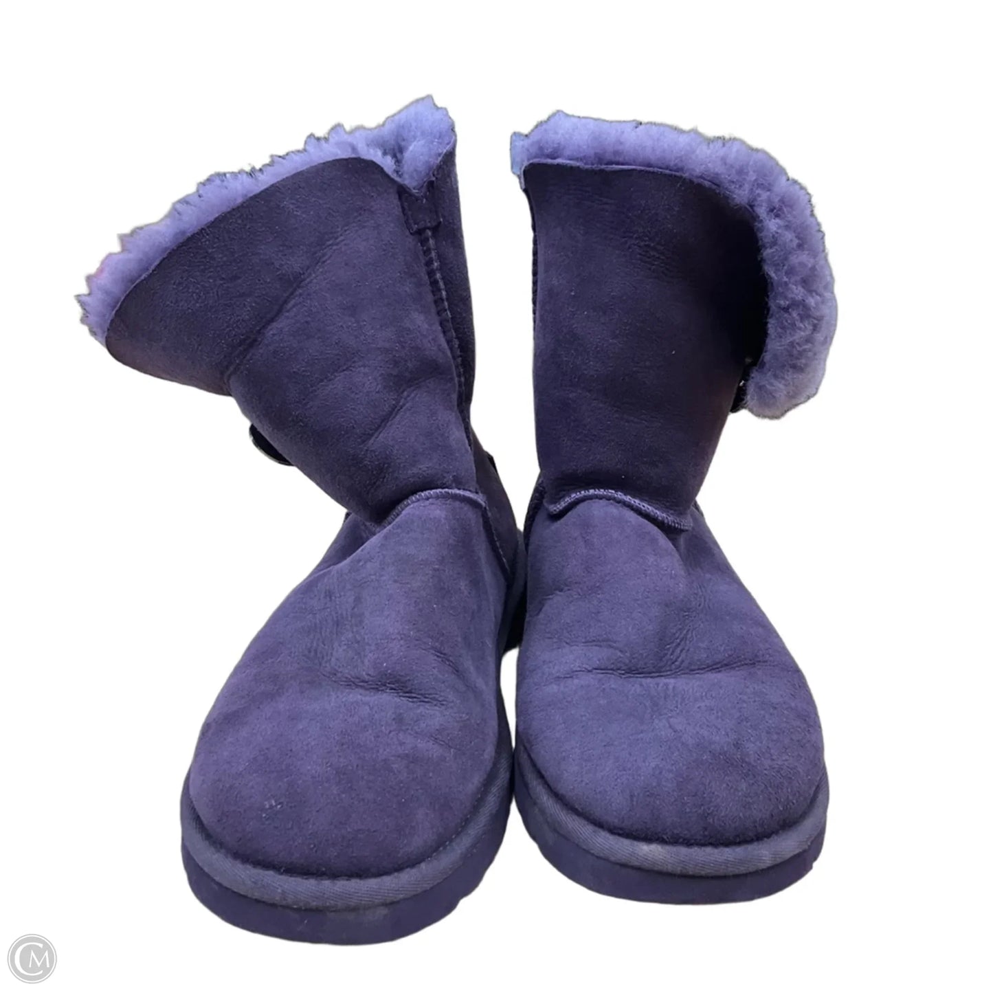Boots Designer By Ugg In Purple, Size: 8