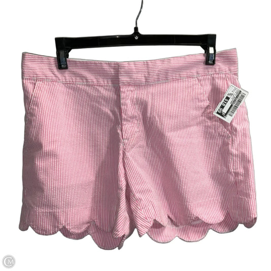 Shorts Designer By Lilly Pulitzer In Pink & White, Size: 2