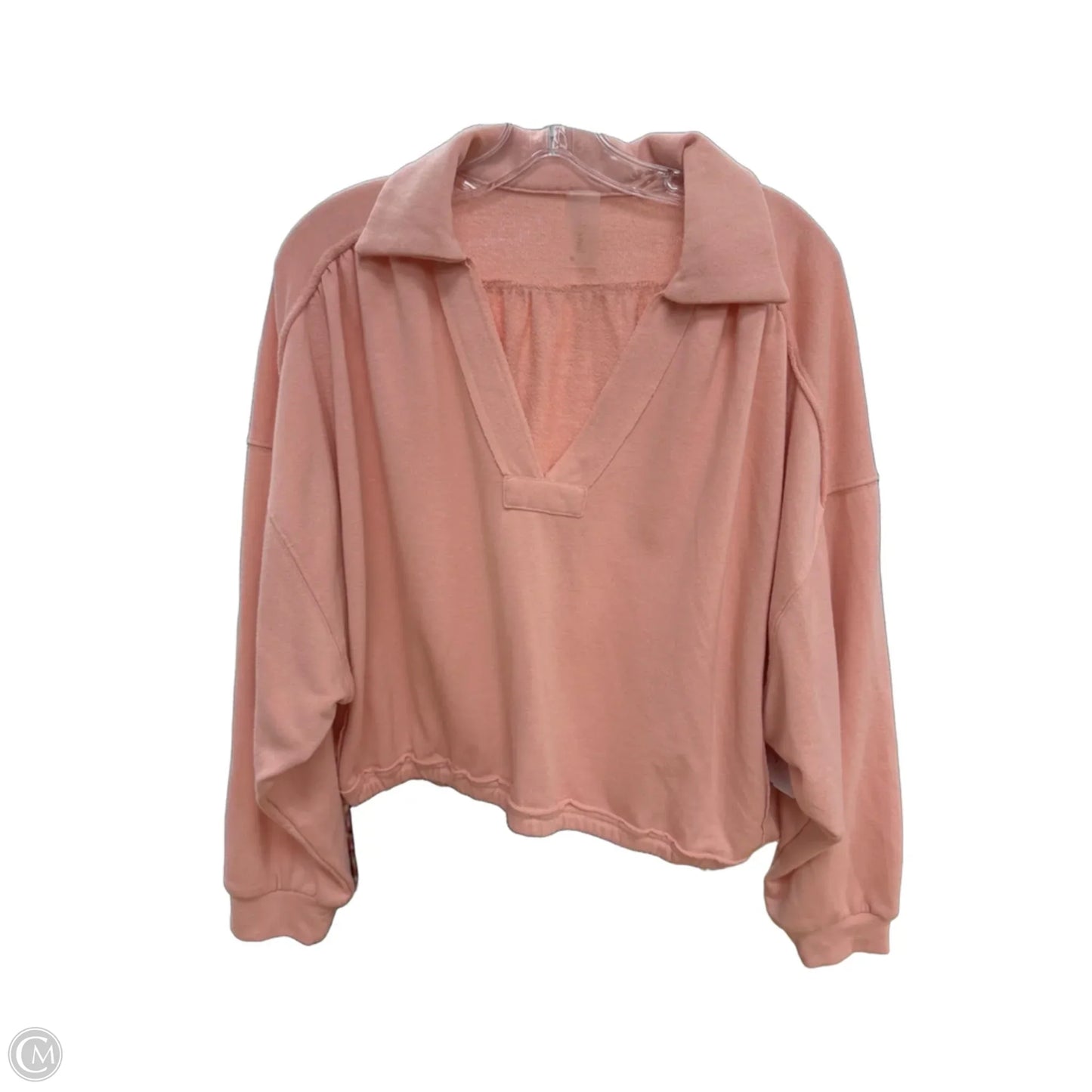 Sweatshirt Collar By Clothes Mentor In Pink, Size: M