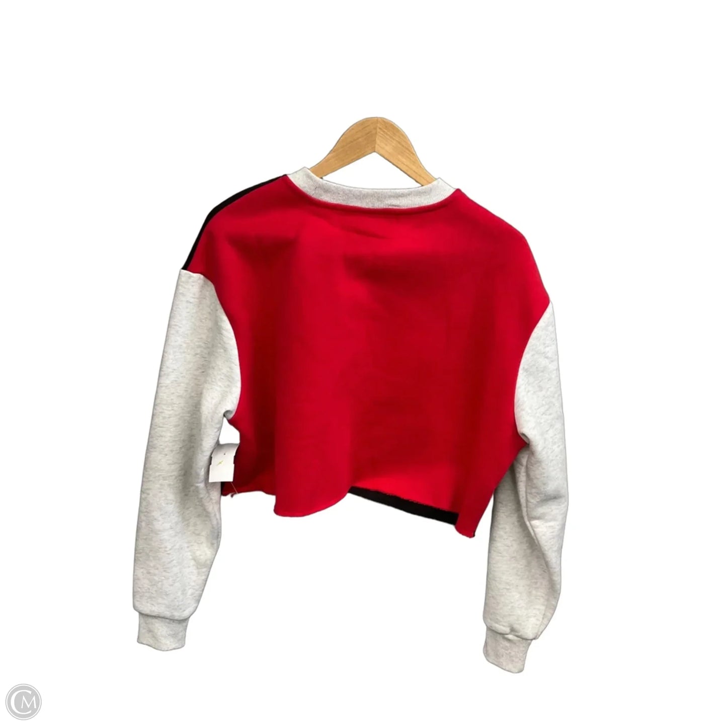 Top Long Sleeve By Clothes Mentor In Black & Red, Size: L