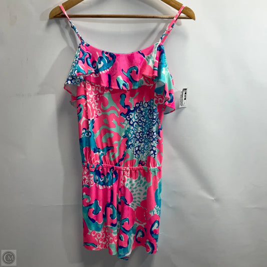 Romper Designer By Lilly Pulitzer In Pink, Size: Xs