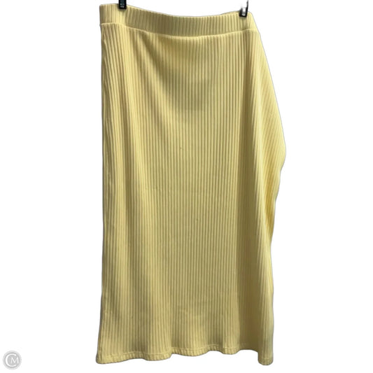 Skirt Maxi By Old Navy In Yellow, Size: Xl