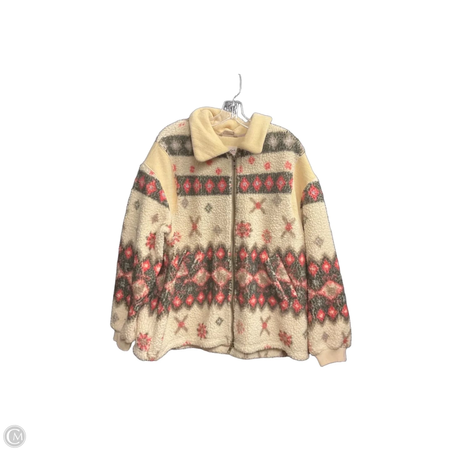 Jacket Faux Fur & Sherpa By Free People In White, Size: Xs