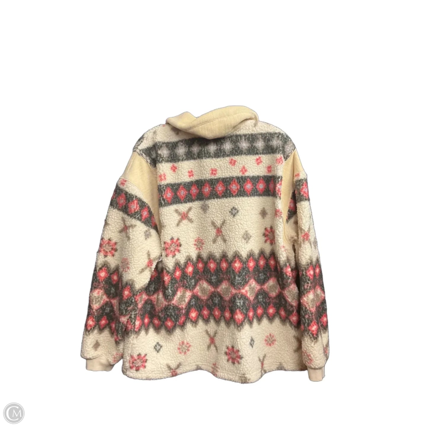 Jacket Faux Fur & Sherpa By Free People In White, Size: Xs
