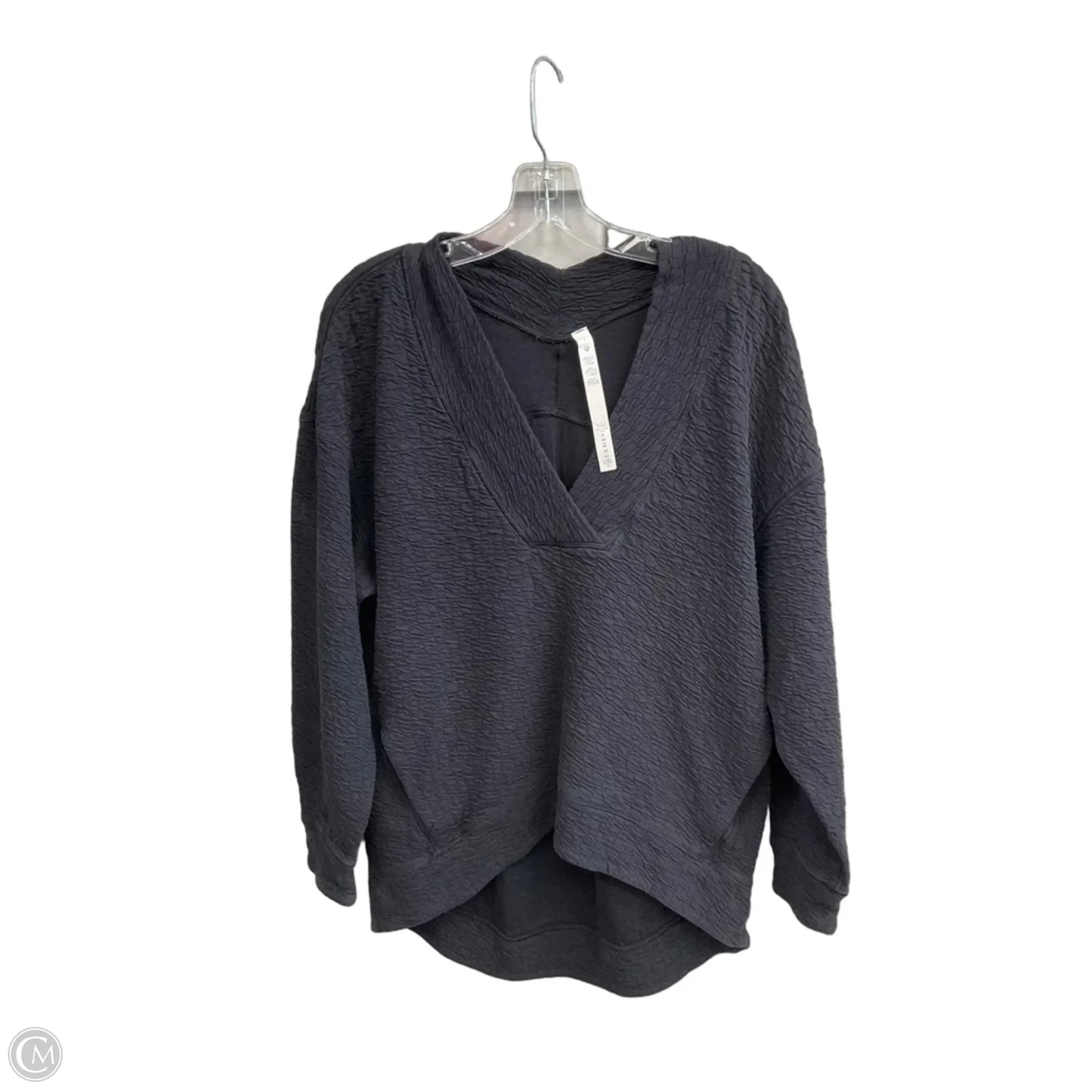 Top Long Sleeve By Lululemon In Black, Size: 4