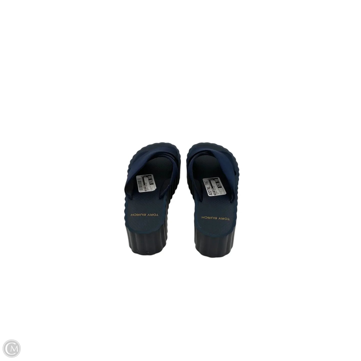 Sandals Designer By Tory Burch In Navy, Size: 7