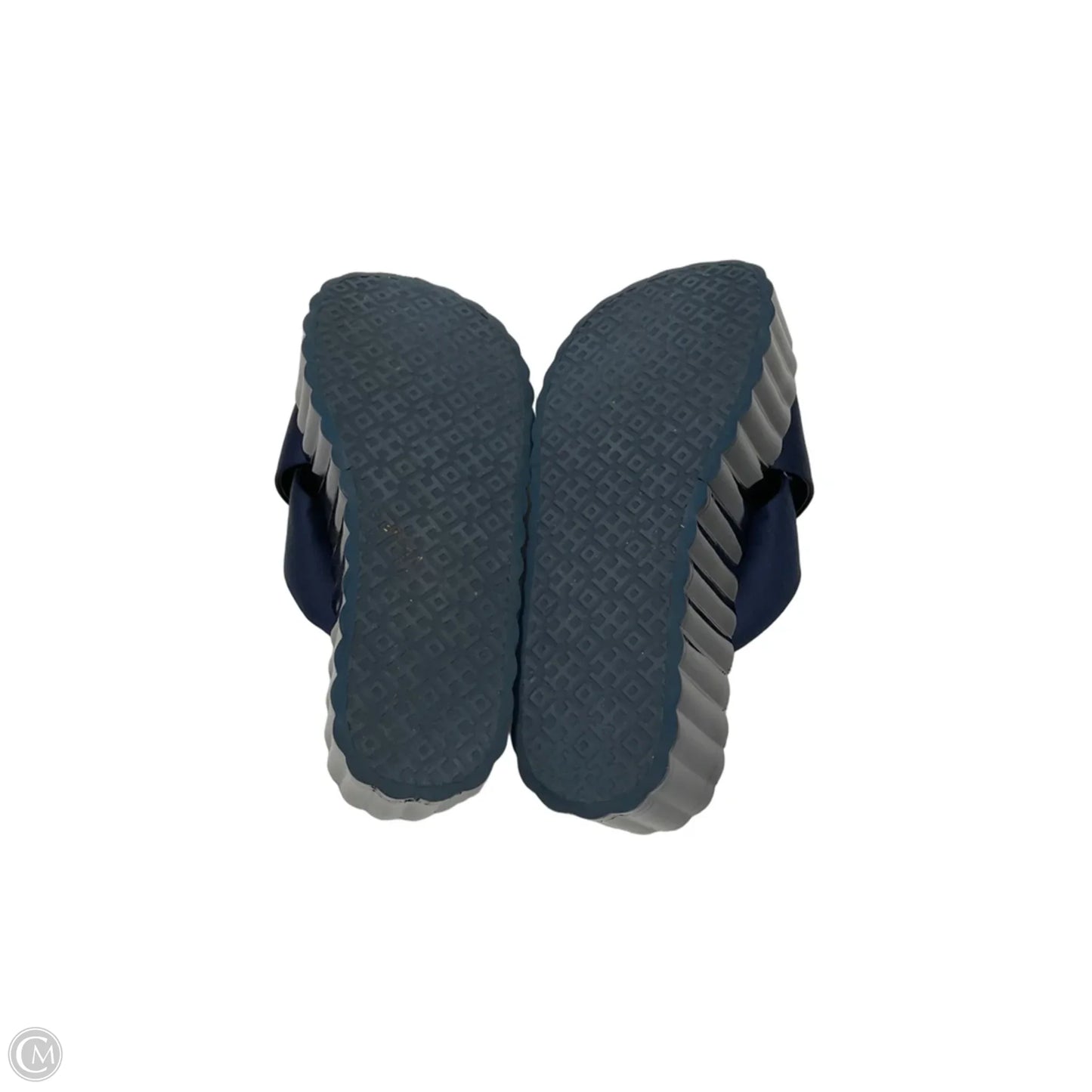 Sandals Designer By Tory Burch In Navy, Size: 7