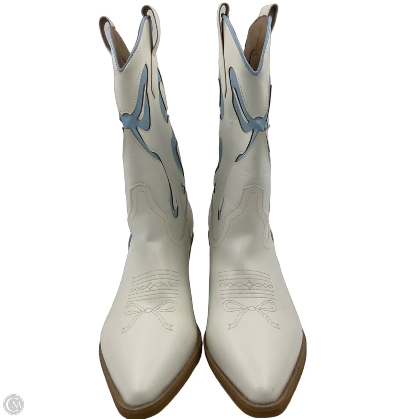 Boots Western By Clothes Mentor In White, Size: 9