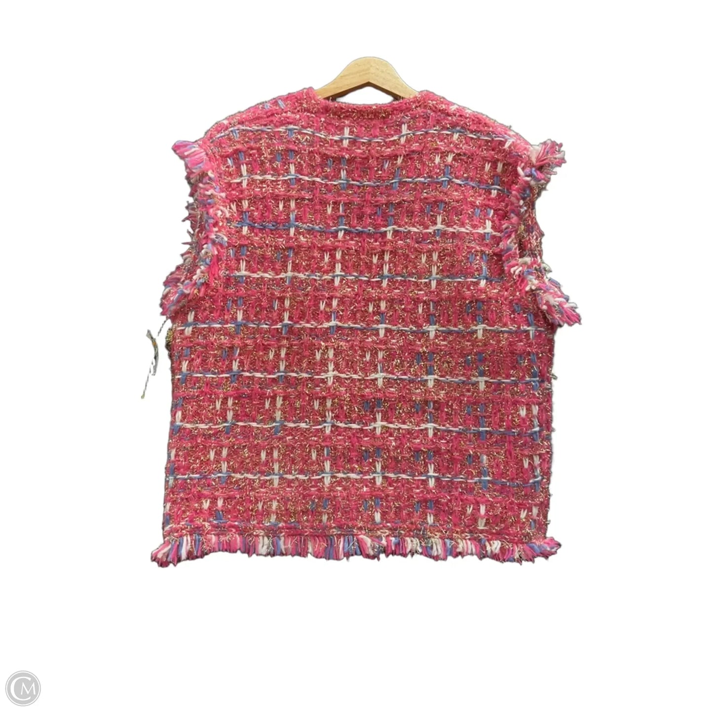 Vest Sweater By Anna & Ava In Pink, Size: S
