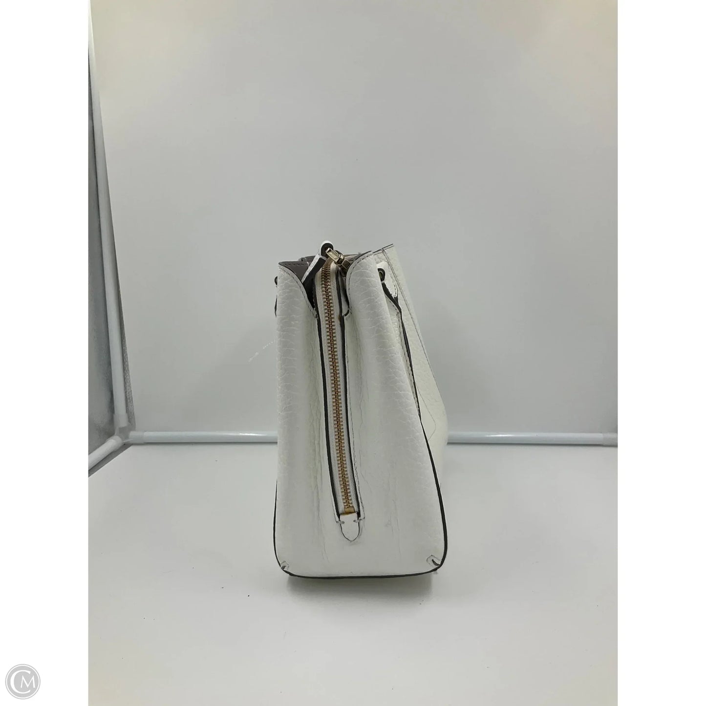 Handbag Designer By Kate Spade In White, Size:Medium