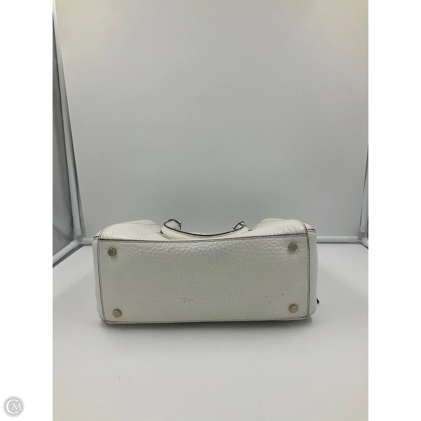 Handbag Designer By Kate Spade In White, Size:Medium