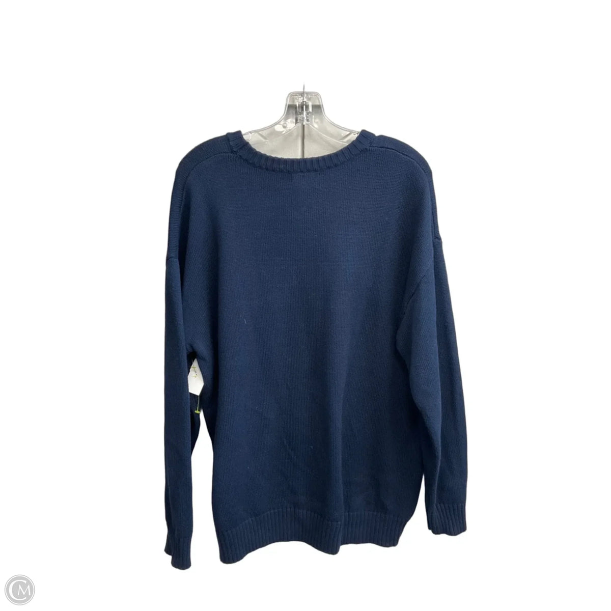 Sweater By Clothes Mentor In Navy, Size: L