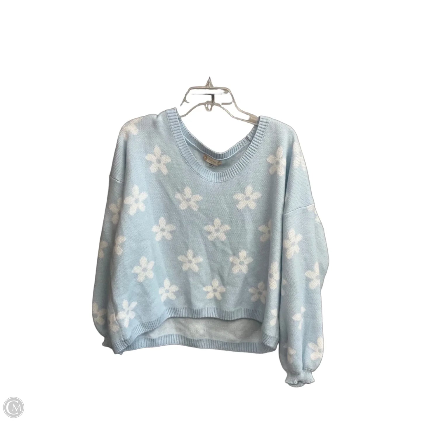Sweater By Altard State In Blue & White, Size: S