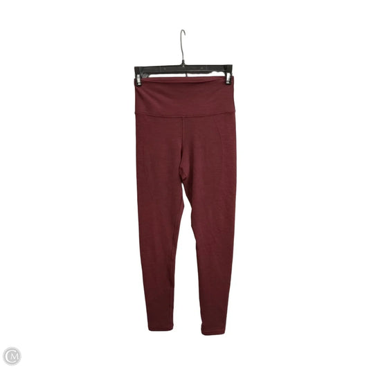 Athletic Leggings By Lululemon In Red, Size: 6