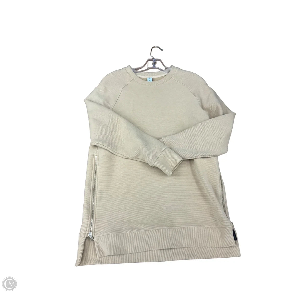 Top Long Sleeve By Varley In Tan, Size: S