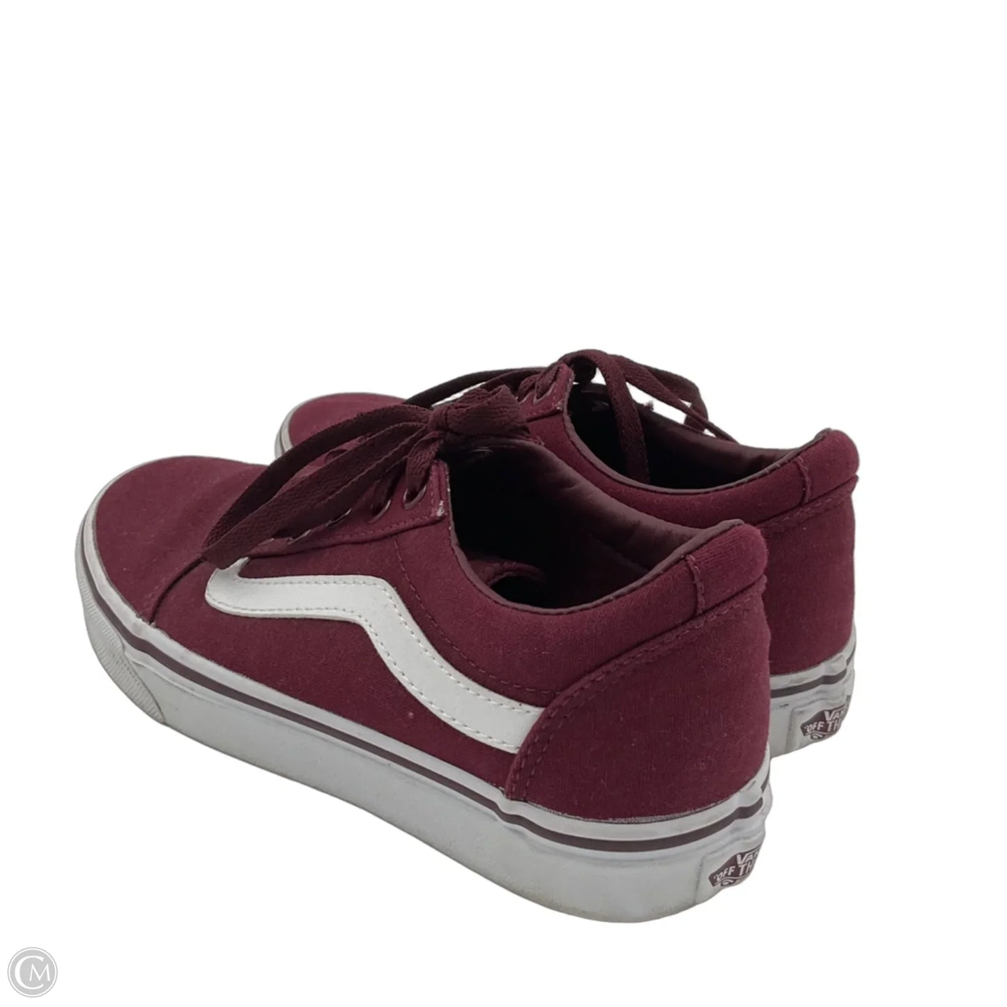 Shoes Sneakers By Vans In Red, Size: 7