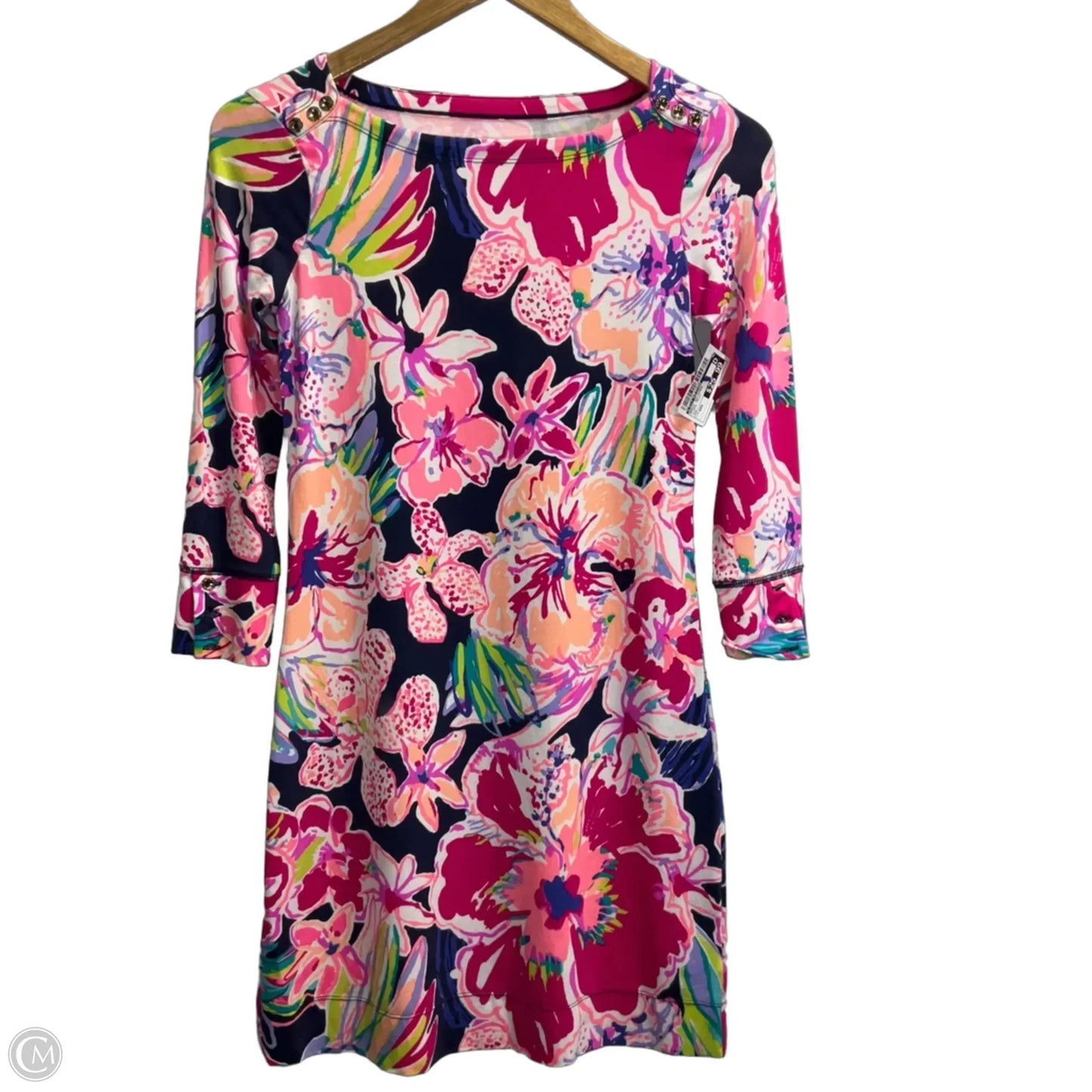 Dress Designer By Lilly Pulitzer In Floral Print, Size: Xxs