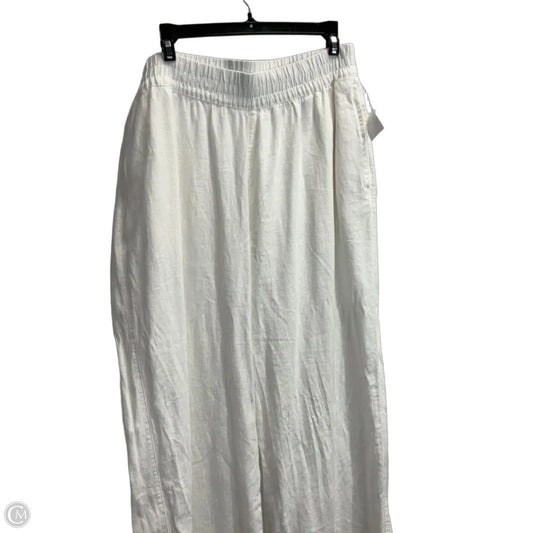 Pants Linen By Old Navy In White, Size: L