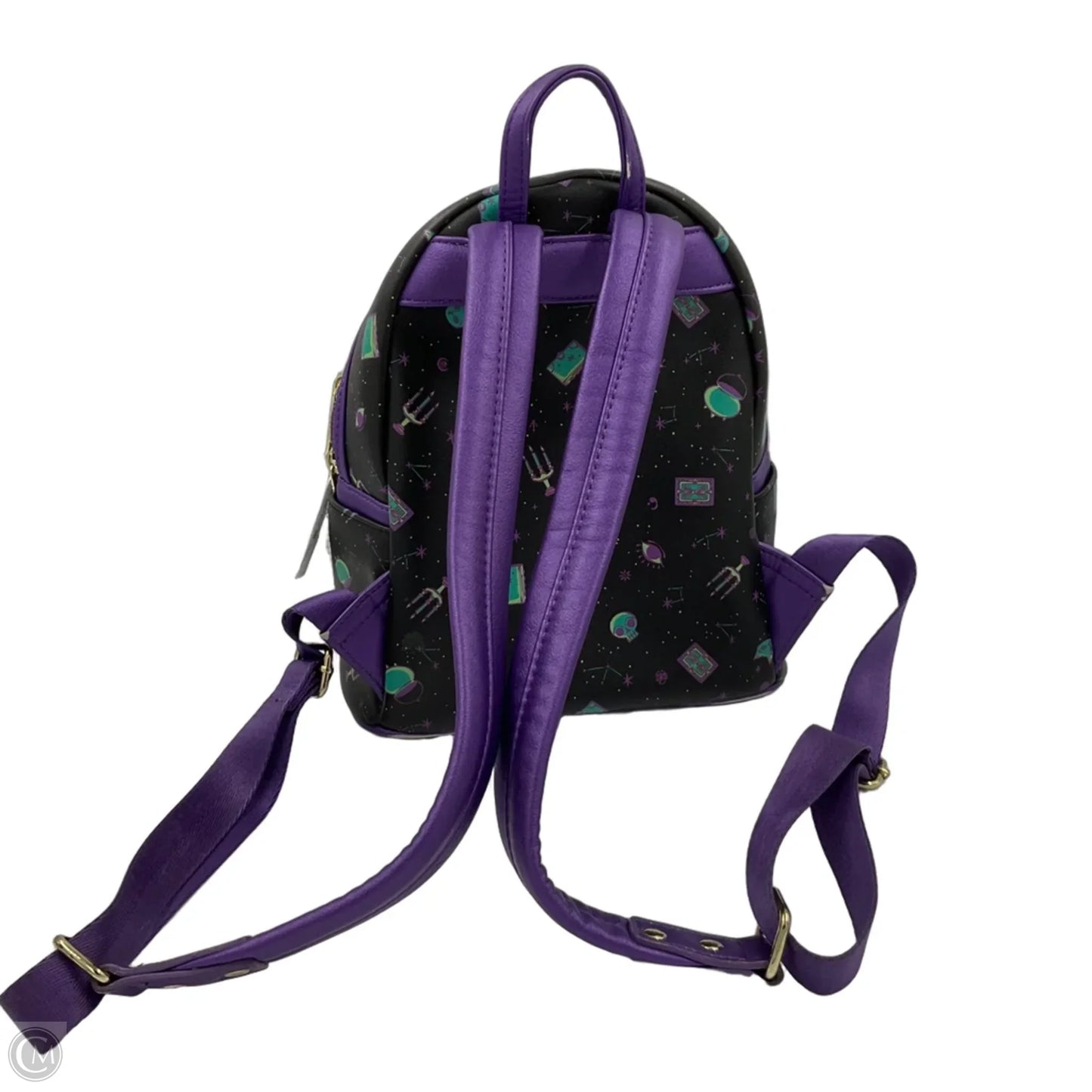 Backpack Leather By Loungefly, Size: Small