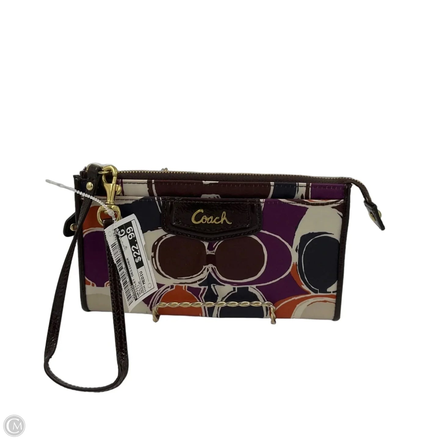 Wristlet Designer By Coach, Size: Medium