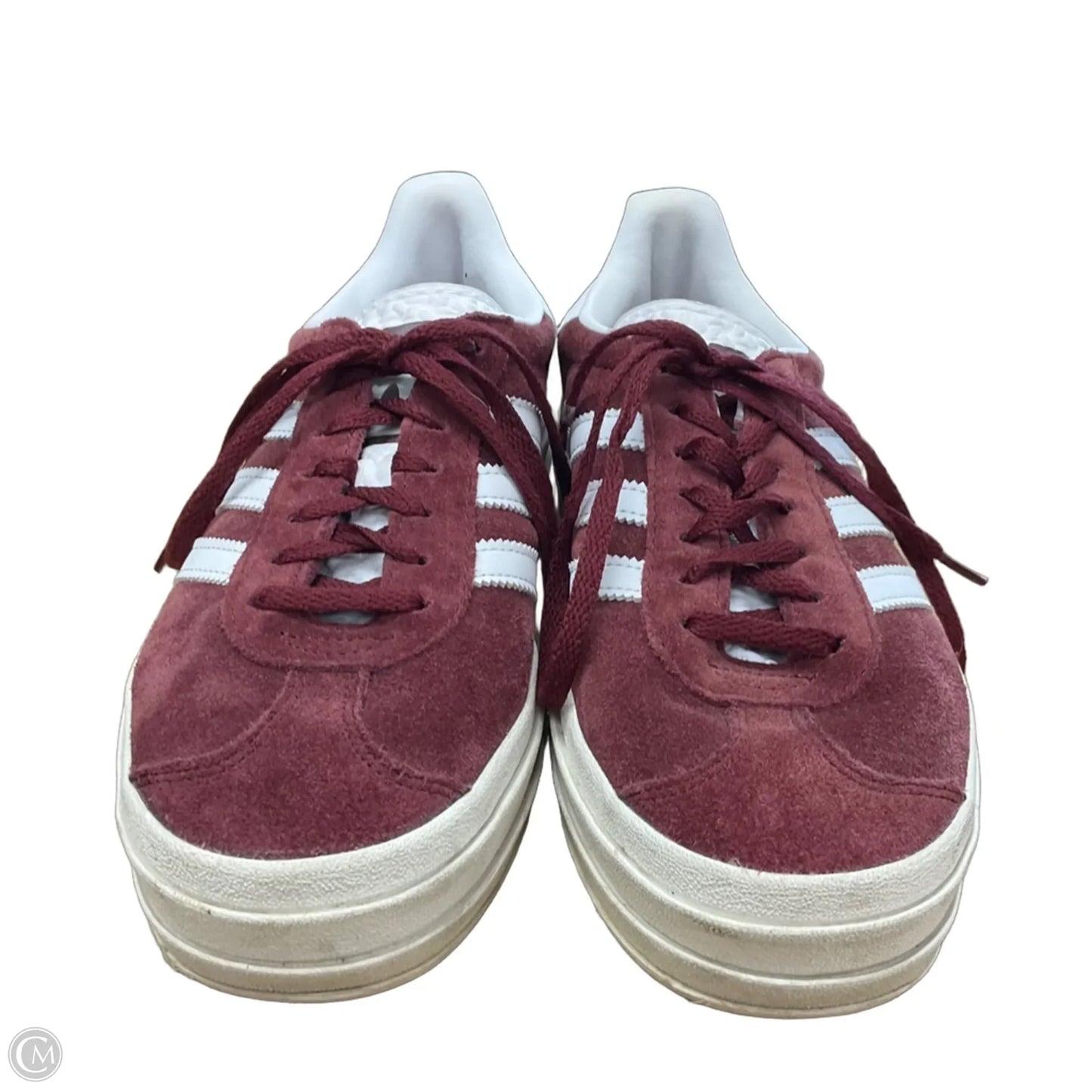 Shoes Sneakers By Adidas In Red & White, Size: 7