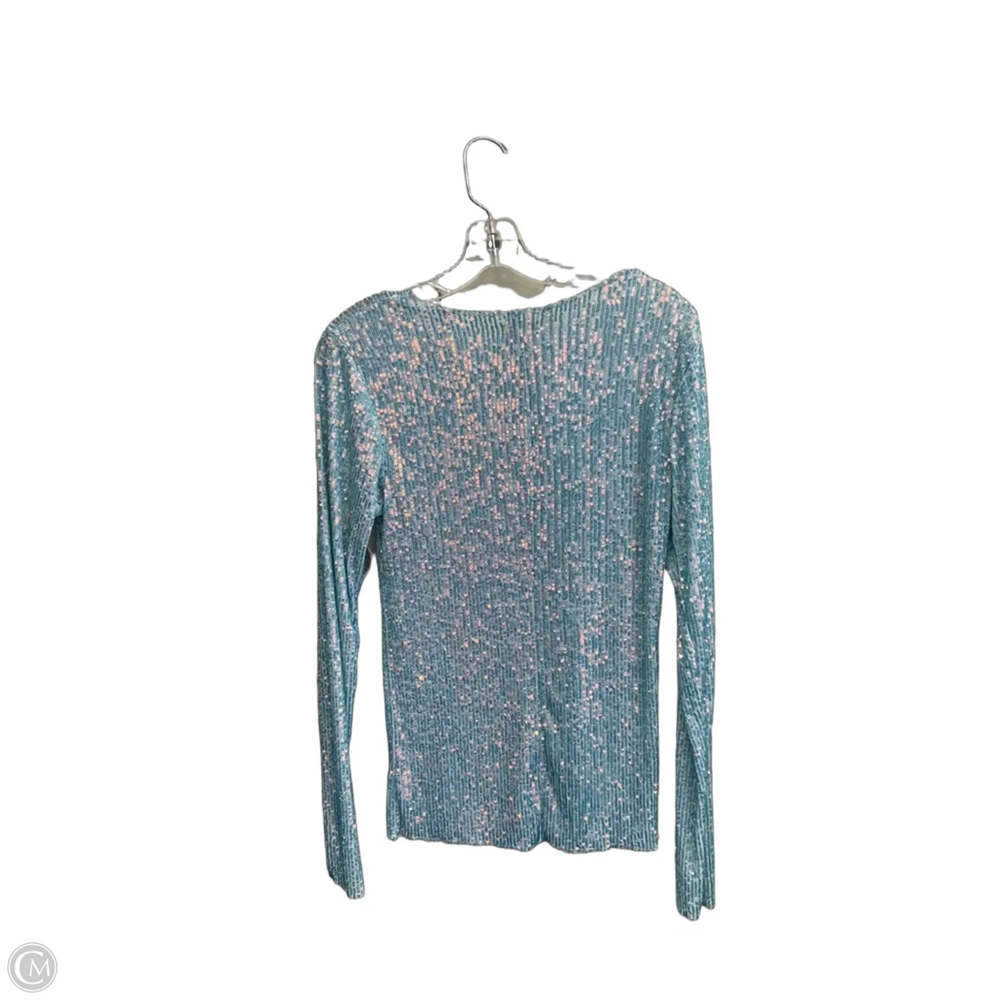 Top Long Sleeve By Free People In Blue, Size: M