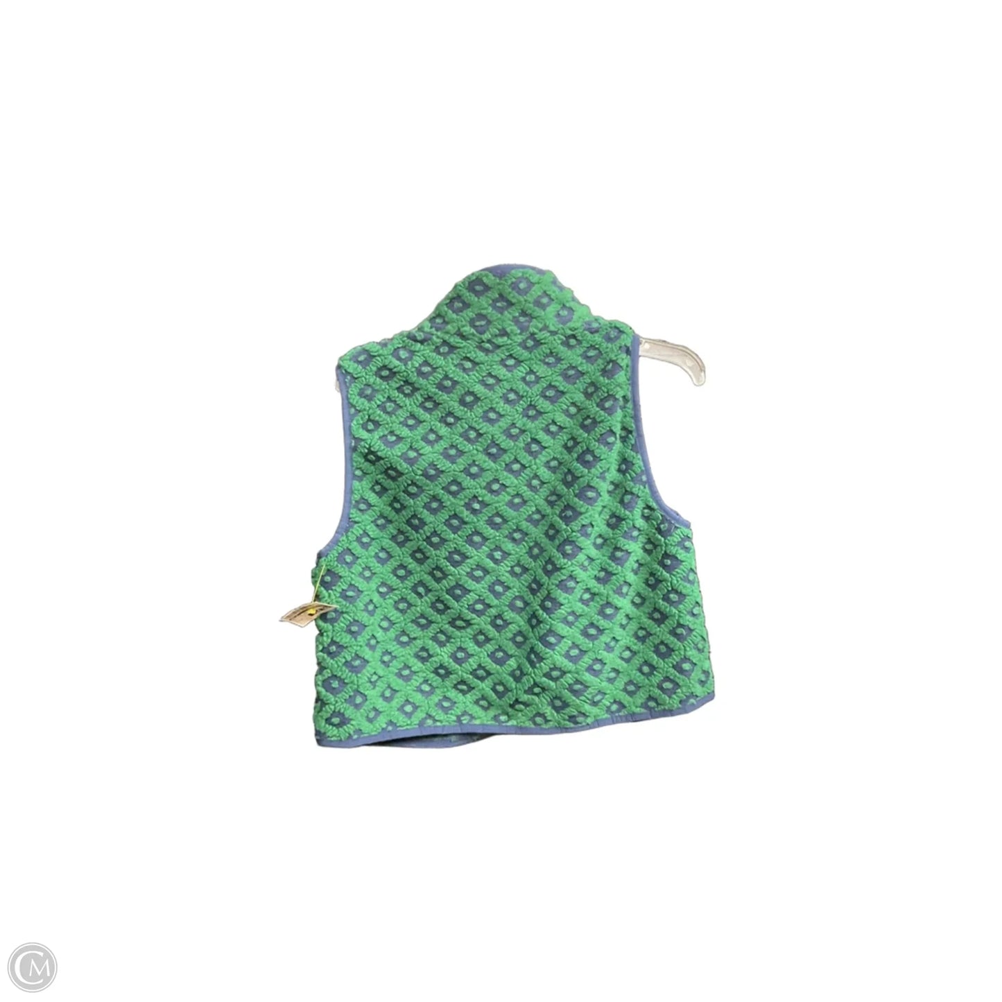 Vest Faux Fur & Sherpa By New In In Blue & Green, Size: M